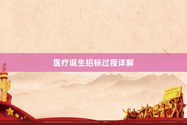 医疗诞生招标过程详解